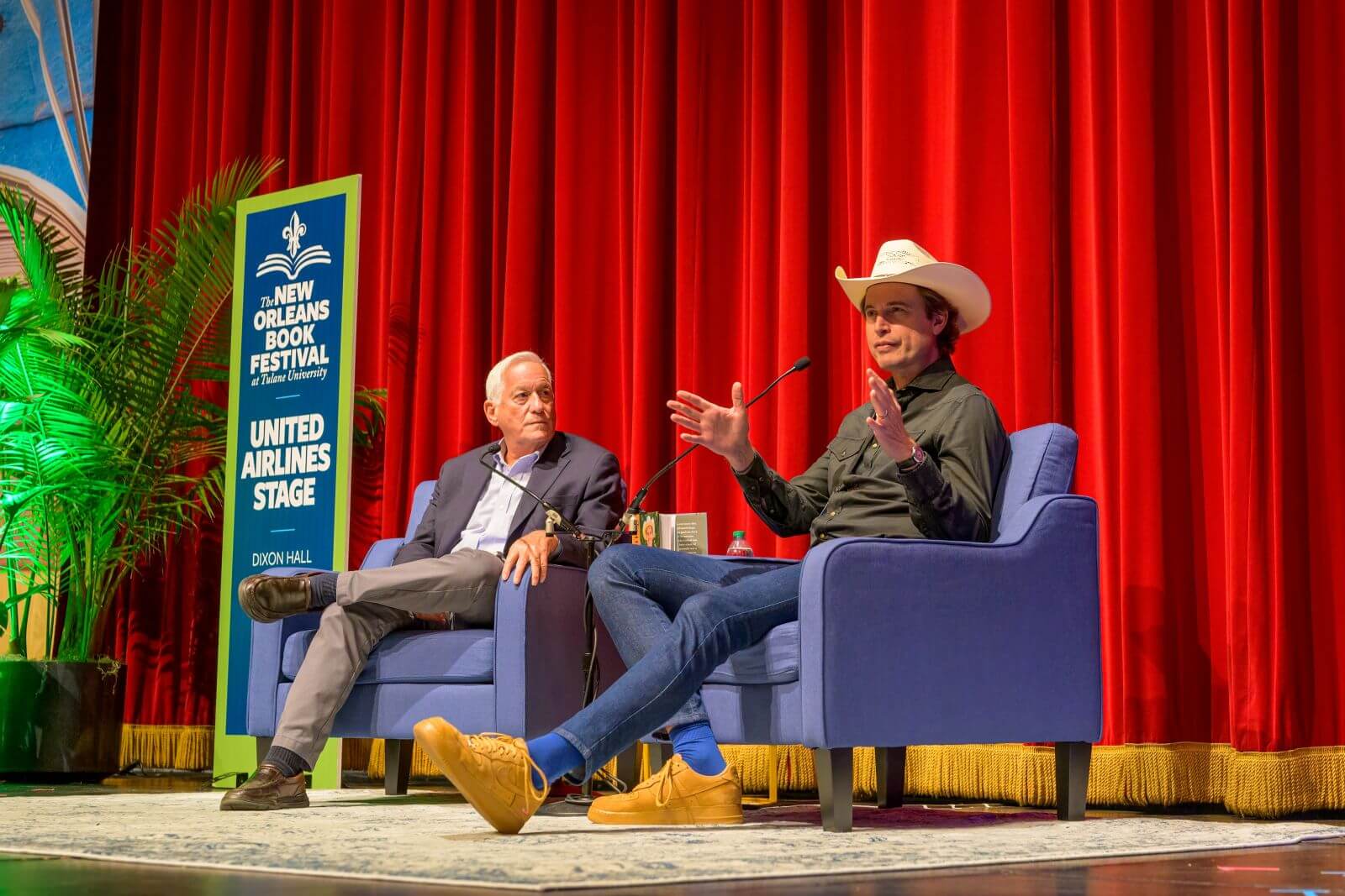 Walt Isaacson interviews Kimbal Musk_ Image by William A_ Morgan via Shutterstock_